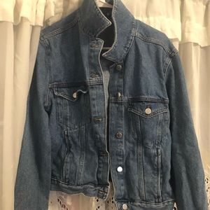 Jean jacket in denim blue